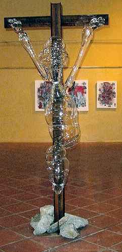 Glasskulptur von Renate Korinek